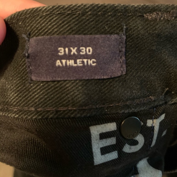 Men’s gap athletic fit jeans 31Wx30L - Picture 3 of 3